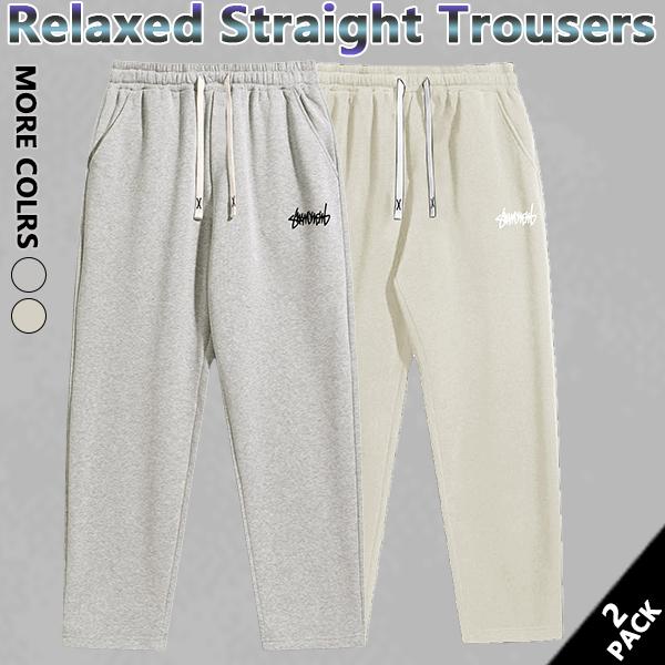 Men's regular fit solid color drawstring waist sweatpants with casual pocket design for autumn and winter, suitable for daily wear, yoga training, holiday outfits, a must-have item in men's clothing.