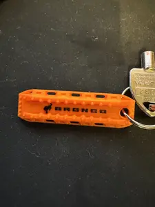 Ford Bronco Traction Board Keychain