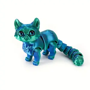 3D Printed Cat Design Ornament, Mini Vintage Decor, Ideal for Decoration, Toys, Collectible Figurines, Ornaments Statues