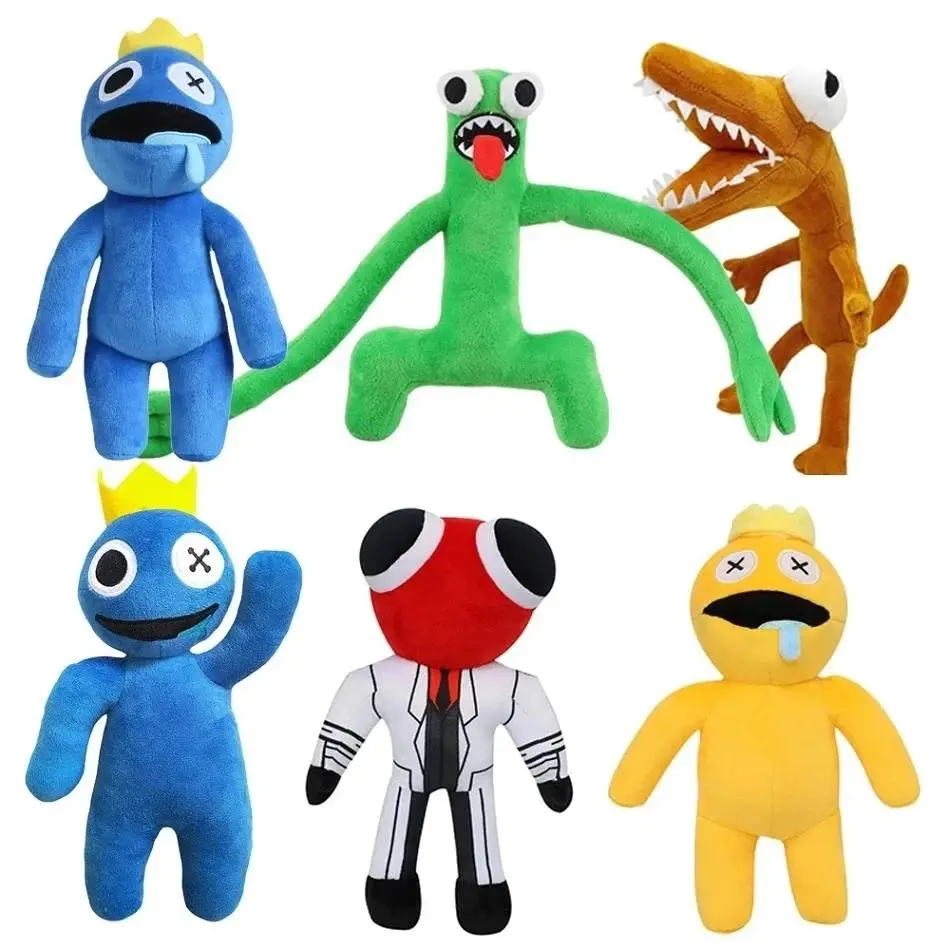 30cm Rainbow Friends Soft Stuffed Animal, Animation Monster Cartoon Game Puppet Toy, Stress Relief Classic Novelty Toy for Children Christmas Gifts