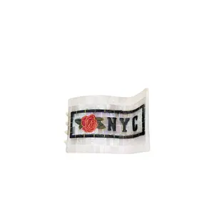 Solar Eclipse Hand-Painted NYC Subway Heart Hair Lay Down Claw Clip