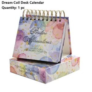 365 days motivational calendar, undated flip calendar with motivational quotes, positive affirmations, inspirational ideas