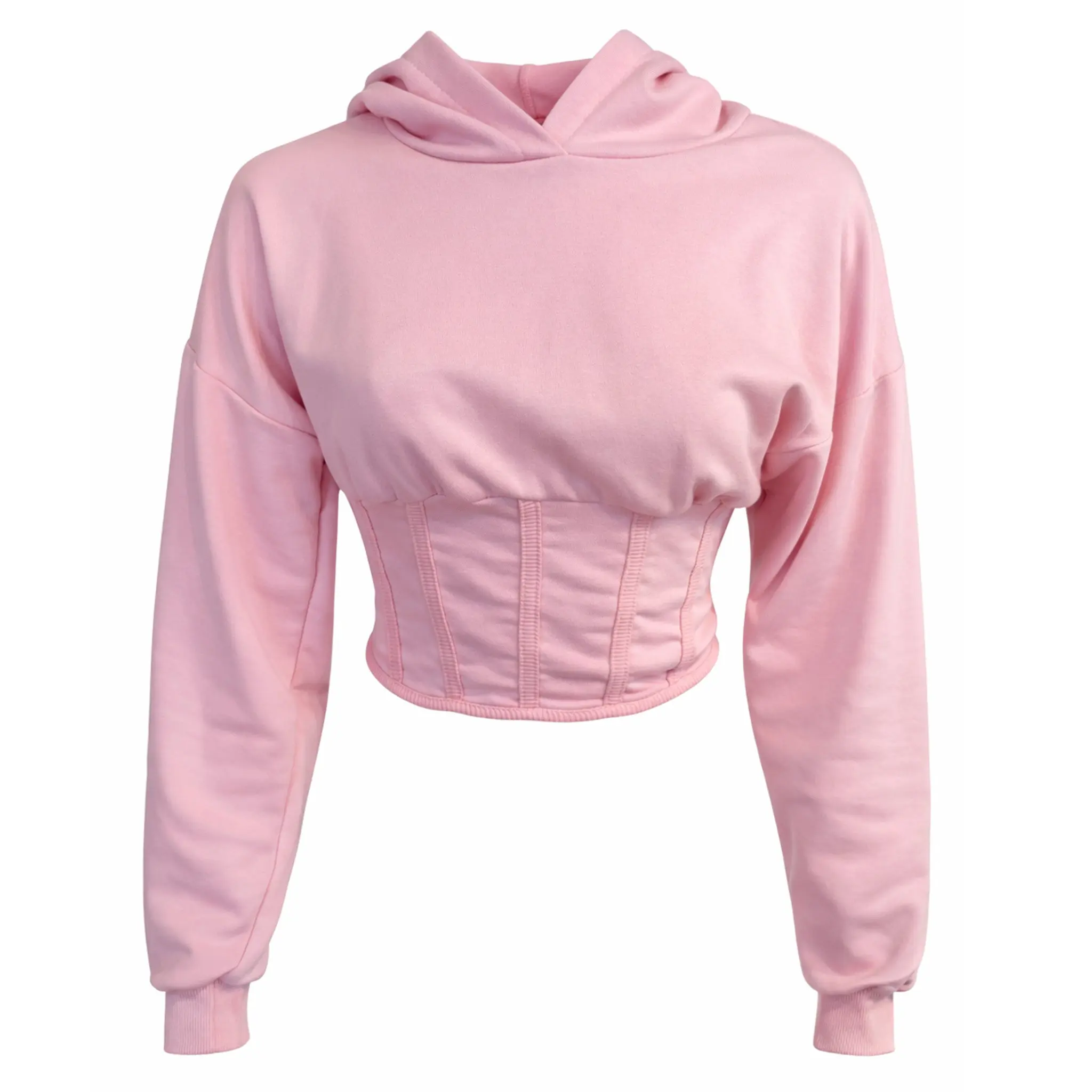Cropped Corset Hoodie