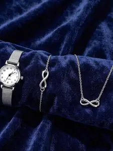 3-piece set of women's watches, fashionable watches for women, versatile high-end women's watches for women, Quartz Watch