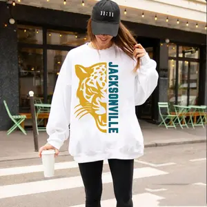 Jacksonville Football Crewneck Sweatshirt, Trendy Jacksonville Mascot Shirt, Game Day Hoodie, Jacksonville Football Fan