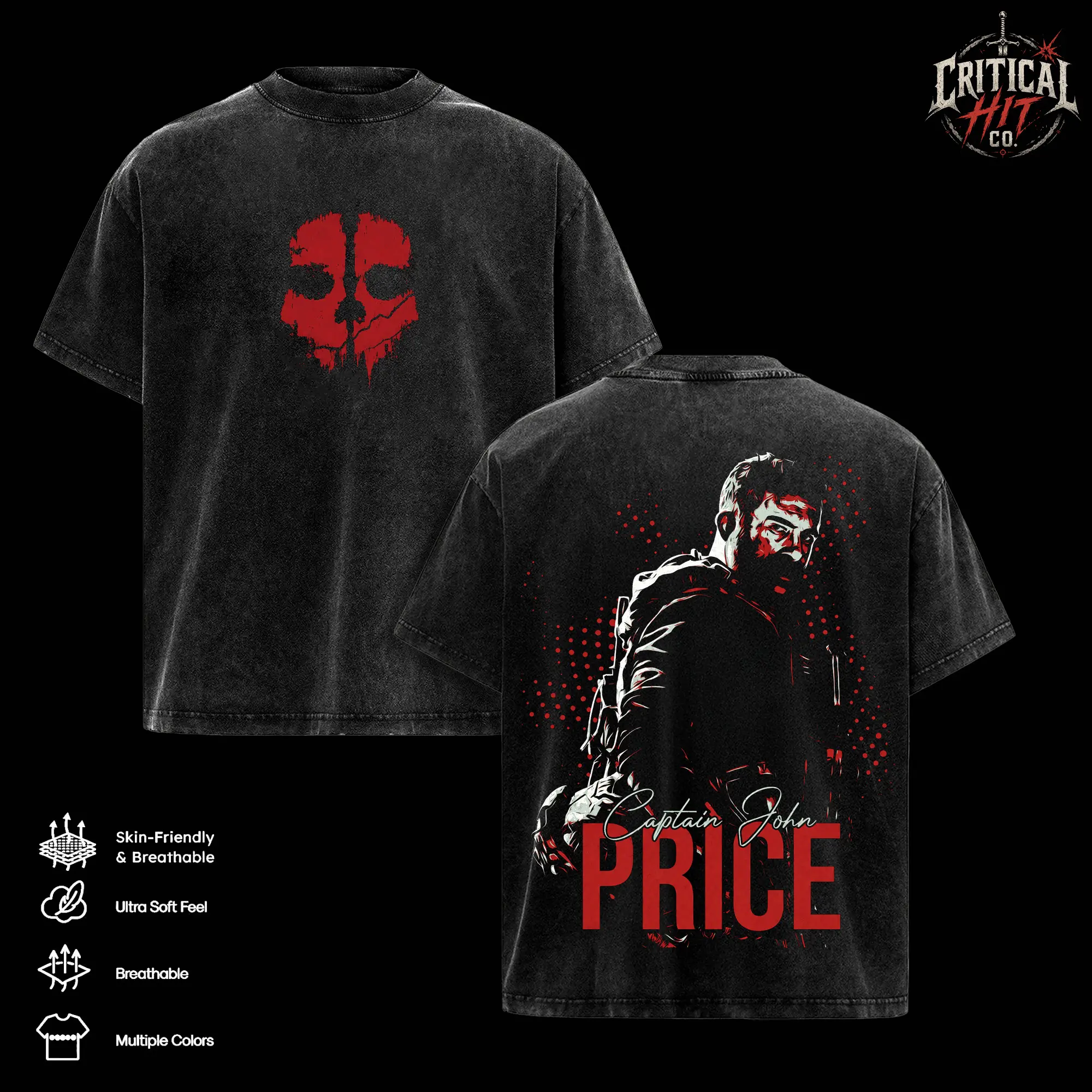 Call of Duty Modern Warfare Captain Price Vintage Washed T-Shirt, COD Captain Price Graphic Tee, Tactical FPS Gaming Shirt, Military Shooter Game Merch, Heavy Cotton Oversized Tee, Retro Acid Wash Unisex Gamer Shirt, Modern Warfare Fan Gift