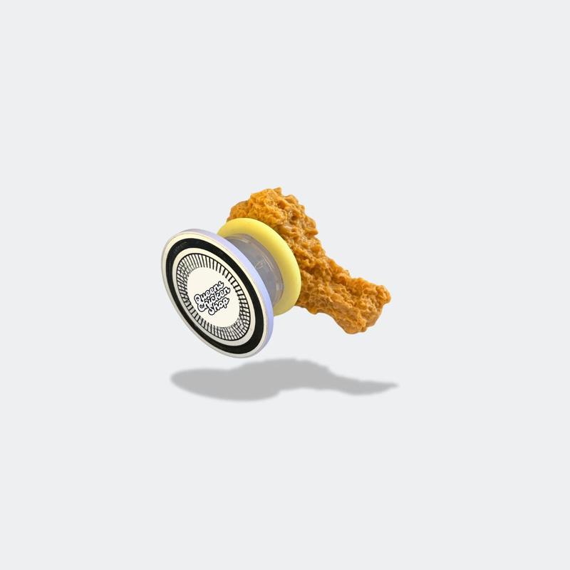 Fried Chicken Magmatic PopSockets Grip – Yellow & Purple Expanding Phone Stand