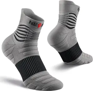 NEENCA Sports Socks for Runner Workout Gym Basketball Volleyball Hiking with Ankle Tuck Technology 3D Knitting for Enhanced Performance and Comfort