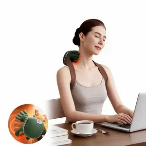 Biological Heating Massage Device, Shoulder Neck Electric Acupuncture Master, Wireless Portable Design, 3D Deep Tissue Pillow, 3 Speed Settings, Neck Shoulder Relaxer
