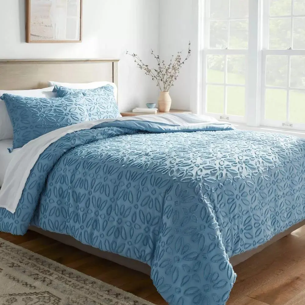 Clipped Jacquard Comforter & Sheet Set - Threshold