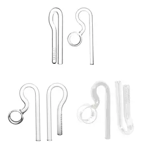 Aquarium Lily Pipe Aquarium Water Plant Tank  In  10/13/17mm with Suction Cup Glass Lily Pipe In