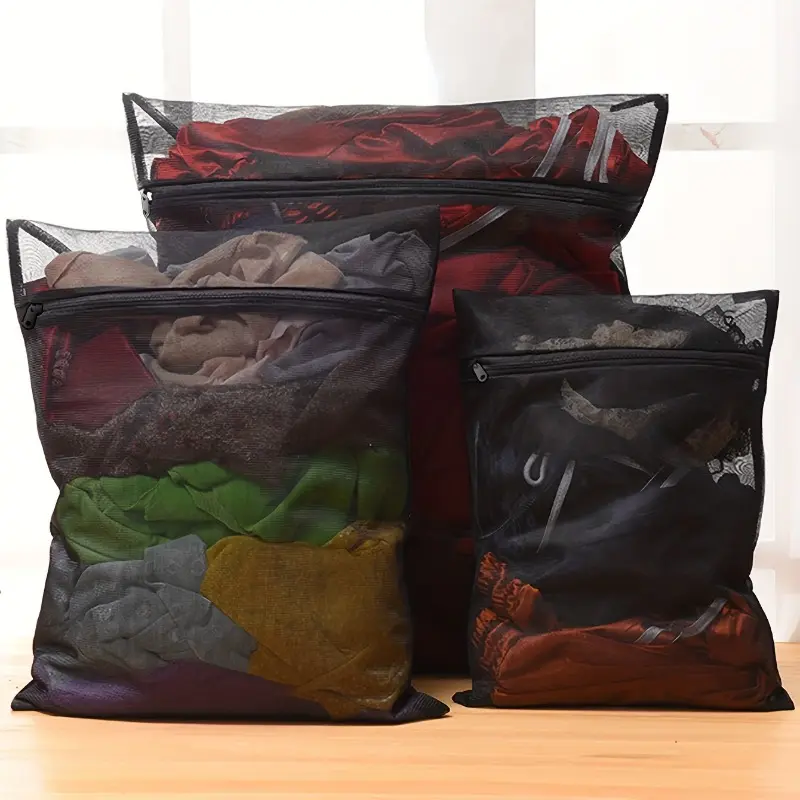 4pcs Extra-Thick Washing Mesh Bag Set for Household Washing Machine, Laundry Bags, Laundry Net Bag, Laundry Accessories