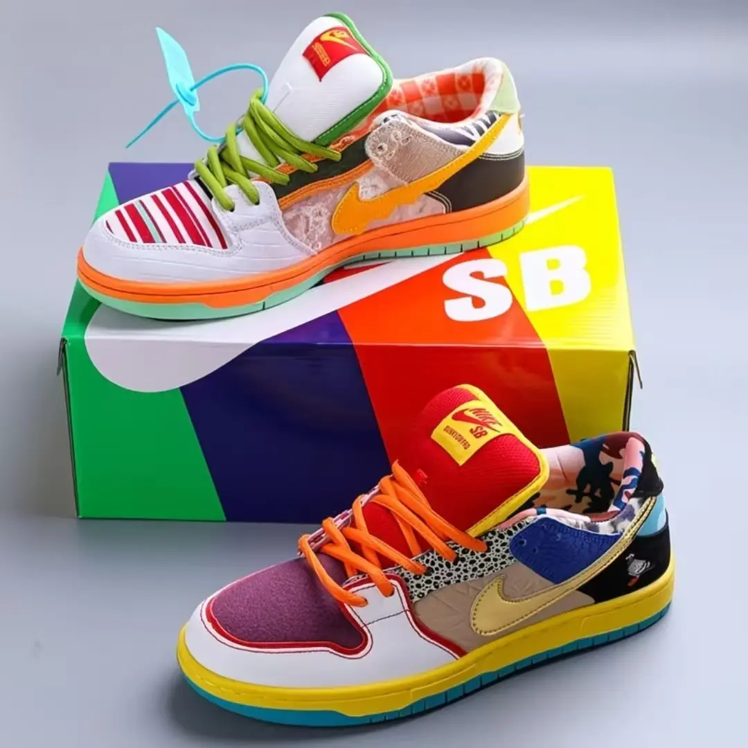 Vibrant Mixed Color Leather Canvas Low Cut Skate Sneakers Floral Print Patchwork Design Flat Rubber Outsole Retro Lace Up Casual Street Fashion Shoes For Men Women
