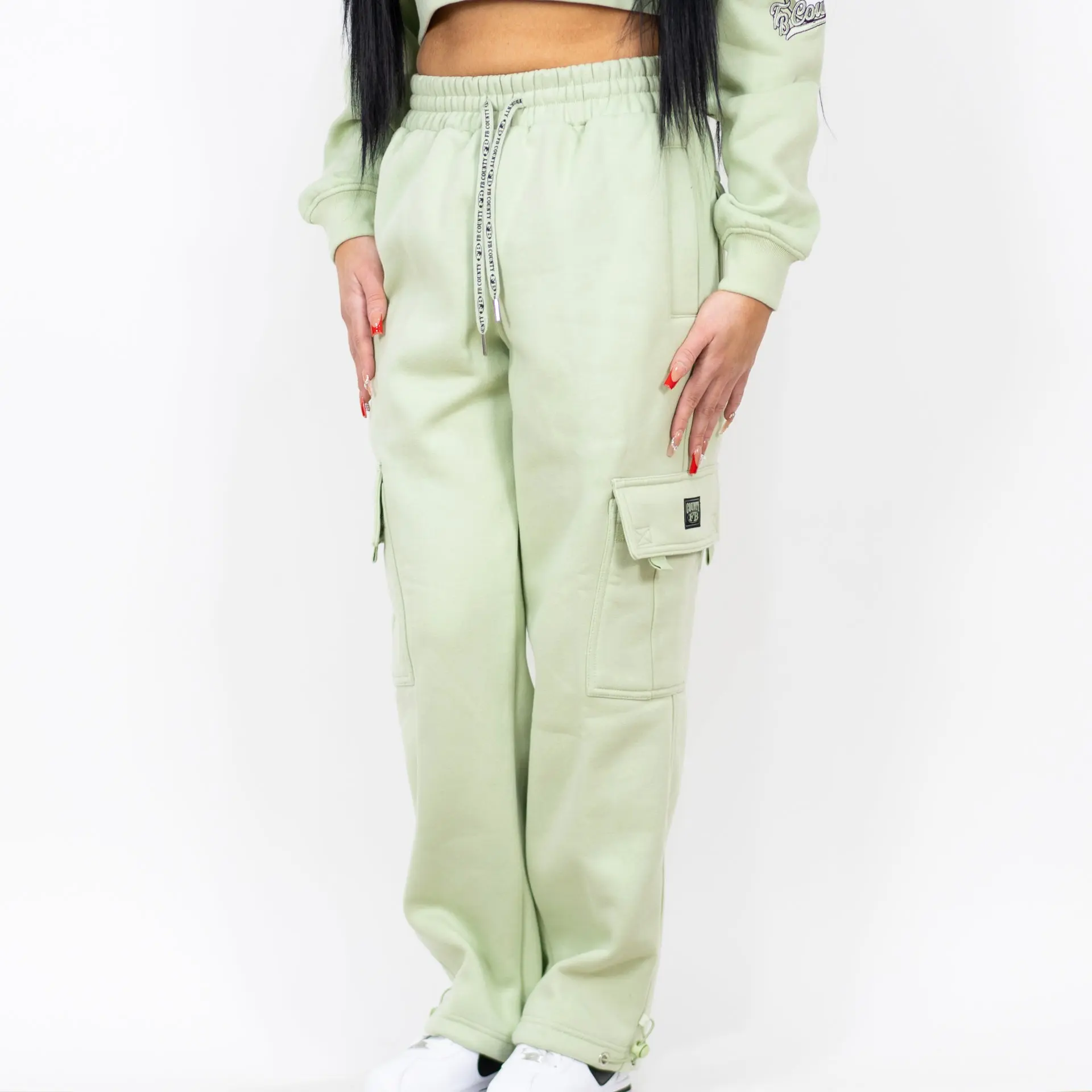 FB County Heavyweight Baggy Cargo Sweatpants Fit Fleece FB County Heavyweight Baggy Cargo Sweatpants Fit Fleece