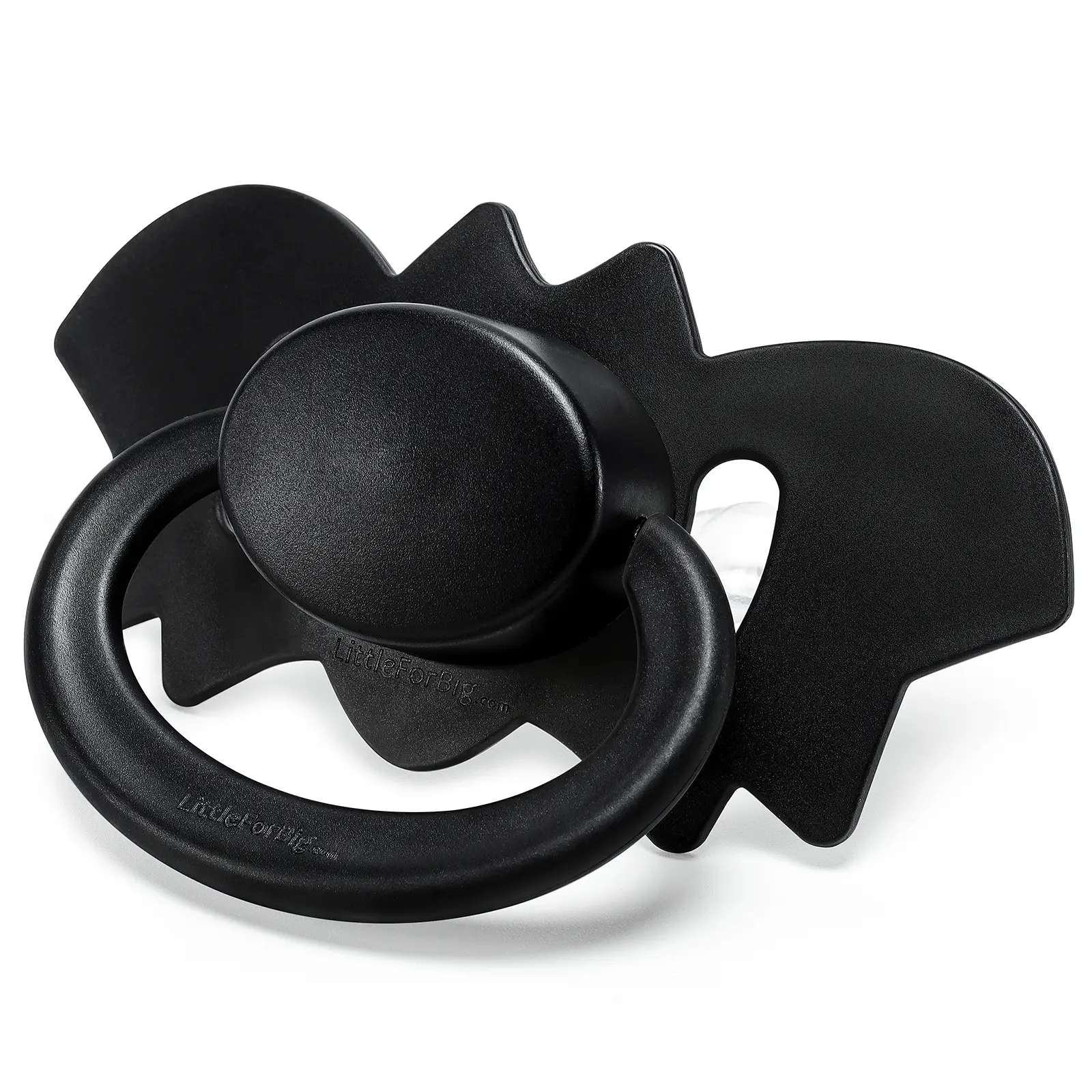 LittleForBig Adult-Sized Bigshield Generation-2 Bat-Shaped Pacifier,Fully Detachable for DIY, Fashion Accessory