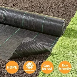 Driveway Fabric, Heavy Duty 4x300ft Woven Landscape Fabric, Garden Weed Barrier Fabric, Weed Control Fabric, Geotextile Fabric for Landscaping, Ground Cover, Weed Block Gardening Mat, Black