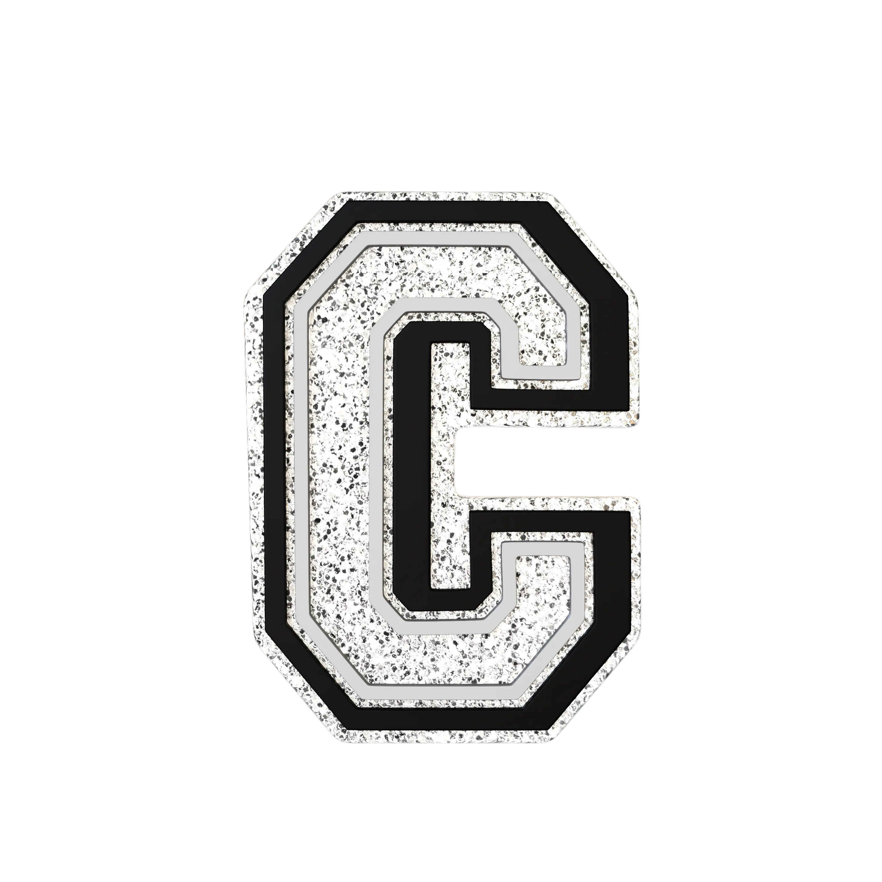Silver Letter C