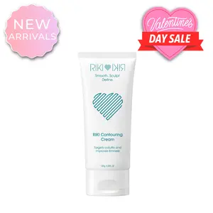Riki Loves Riki body ONLY Contouring Cream - Hydrating & Firming Formula with Hyaluronic Acid & Collagen for Cellulite Reduction & Smoother Texture & Firmed appearance 120g