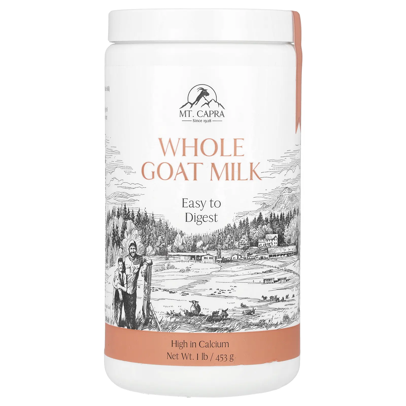 Mt. Capra Whole Goat Milk, 1 lb (453 g) Mt. Capra Whole Goat Milk, 1 lb (453 g)