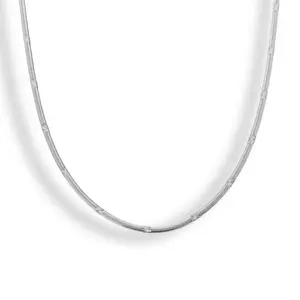 EVRY JEWELS Gold or Silver Plated Women's Hypoallergenic Anaconda Necklace
