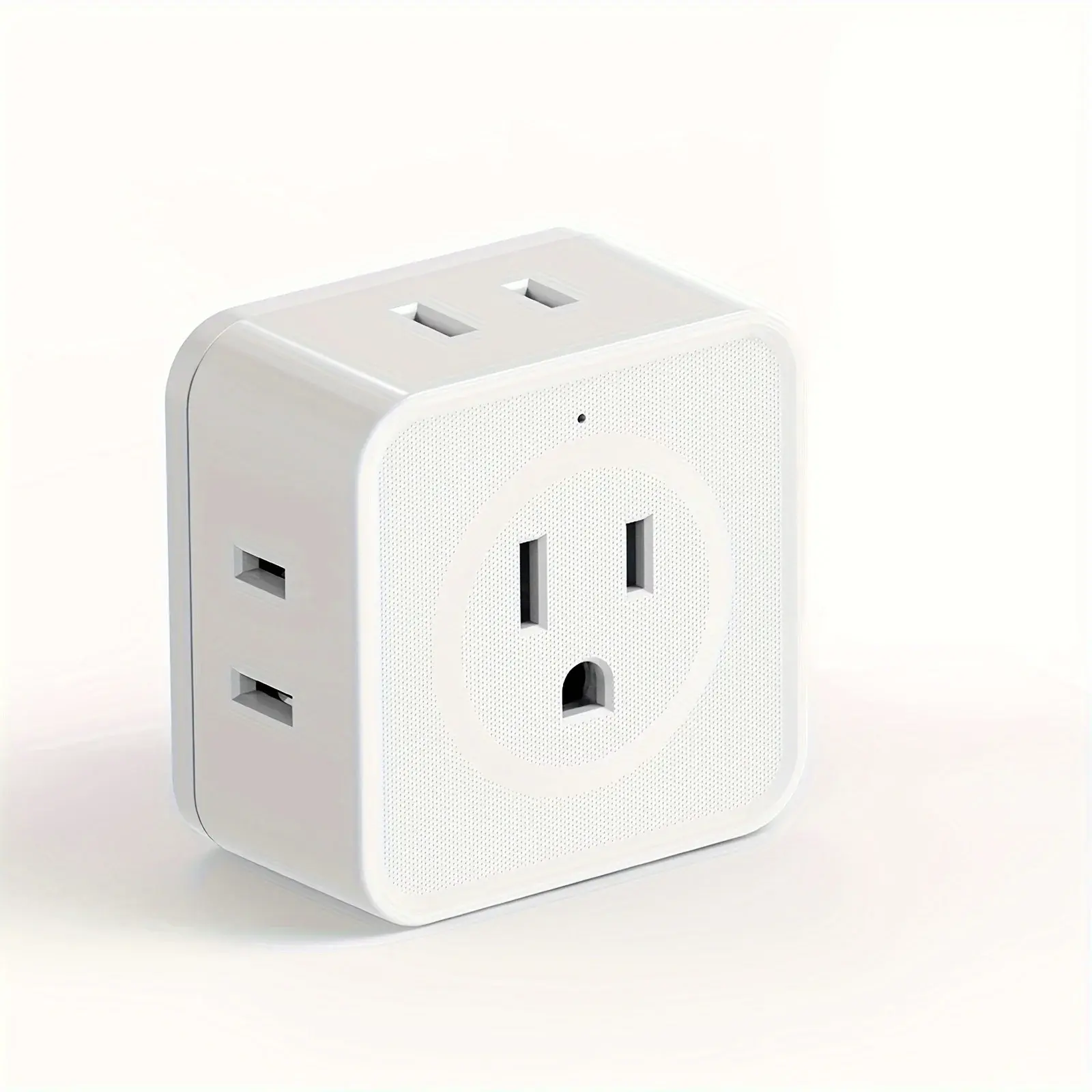 JcBlaon 5-Way Compact Power Outlet Extender - Wall Socket Expander, Small Electrical Splitter for Home, Travel Use