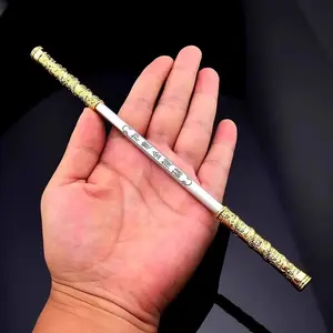 Monkey King Weapon Model Toy, Finger Flexibility Training Tool, Desk Decor & Stress Relief Accessory, Inspired by Journey to the West, Stress Relief Decoration, Metal