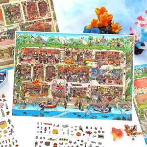 4 Sheets/bag Sticker Pack, Pet Material, Cliff Habitat Theme, Hand Account Stationery Water Bottle Multi-Scene Decorative Stickers, Scrapbooking, Crafts, Art Stickers