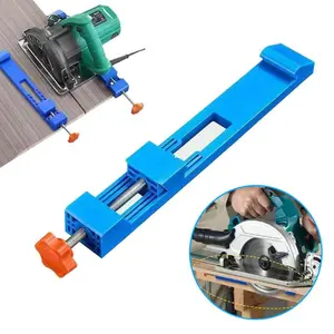 Circular Saw Guide Precision Wood Cutting Guide,Adjustable Cutting Machine Base Guide,Electric Circular Saw Milling Positioning Clamp,Woodworking Tools Accessories for Precision Cutting and Task.