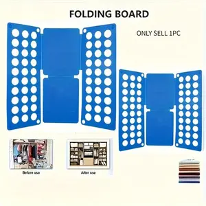 [Easy-Fold Board] Extra-Large Easy-Fold Shirt And T-Shirt Board | 70X59Cm/27.56X23.23 Inches - a Quick Folding Tool for Home And Travel