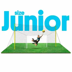 OpenGoaaal® 3-in-1 Soccer Goal Trainer Junior 8 ft Tall 16 ft Wide Easy Assembly Patented Design for All Skill Levels