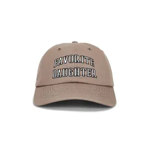 Favorite Daughter The Collegiate Logo Baseball Cap in Oatmeal
