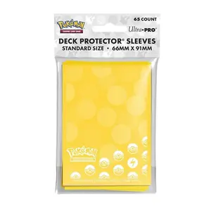 Ultra Pro: Pokemon - 65-Pack Deck Protector: Energy - Lightning Type - Card Sleeves