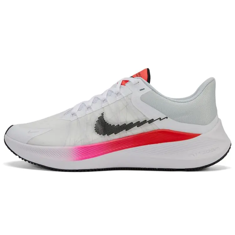 Nike Winflo 8 Rawdacious Comfort Low Top Running Shoes Men's White CW3419-100