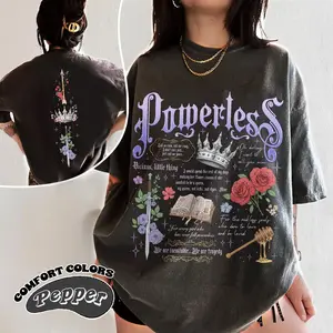 [Sale off up to 50%] Powerless Bookish Comfort Colors T-Shirt For Fan, Fearless Fan, Gift For Bookworms, Kai Azer I Love You Shirt, Graphic Streetwear T-shirt