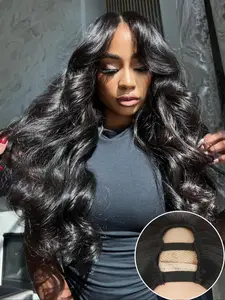 28 Inch Premium Body Wave U Part Wig 180 Density, Heat Resistant Synthetic Hair Glueless Clip In Wig, Beginner Friendly No Sew No Glue Design, Instant Volume Upgrade Natural Color, V Part Lace Front Long Wig, Tangle Free Lightweight, Salon-Quality Look Af