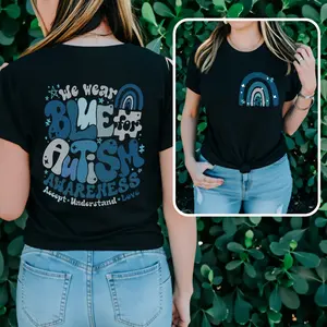 Autism Awareness Shirt, In April We Wear Blue, Occupational Therapy Tee, Special Education Gift, ABA Therapy T-Shirt