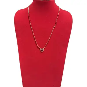 Traditional Indian Nepali Magalsutra Necklace with Elegant Beaded Chain and Centered Pendant for Cultural Jewelry