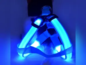 Led Luminescent Dog Chest Strap, Medium and Large Dog Luminous Dog Rope, Dog Chest Strap, Pet Products