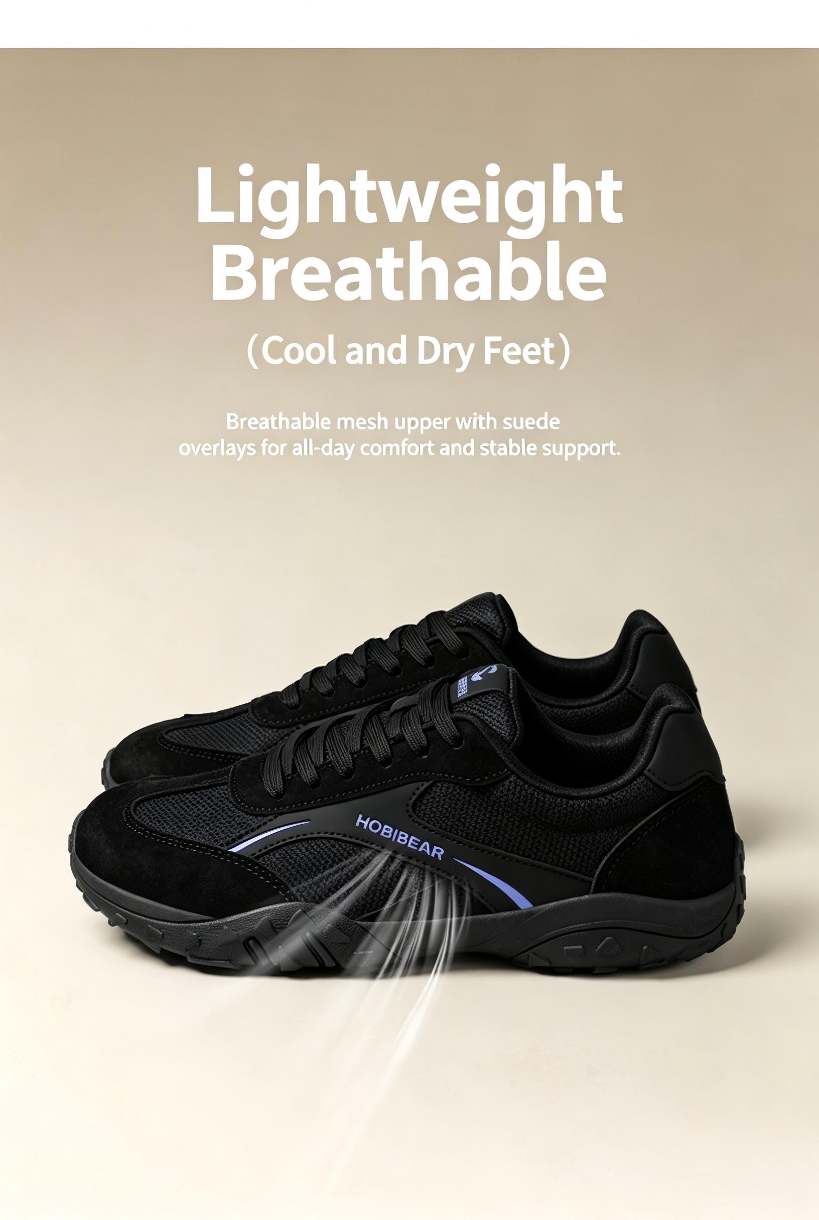 HOBIBEAR Unisex Minimalist Barefoot Sneaker Outdoor Running Shoes - Wide Toe Box, Comfortable Fit, Multi-Size Sporty Running Footwear for Trail Running, Walking, Sporty Running Shoes tiktokshopbacktoschool
