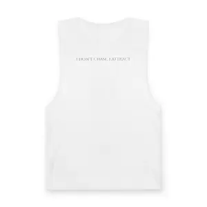 Raw Edge Barnard Tank Top | 100% Combed Cotton, Lightweight Gym Sleeveless
