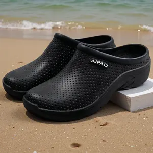 Unisex Summer Beach EVA Work Clogs – Lightweight Breathable Slip-On Shoes with Non-Slip Sole for Kitchen, Nursing & Daily Indoor Outdoor Wear Anti Slip slides for men