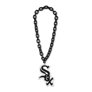 Wraft Fanatics 9416629559 Chicago White Sox Necklace Big Fan Chain