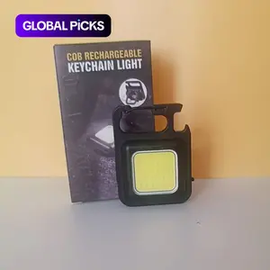 Outdoor Portable Mini Keychain Light, COB Emergency Lamp, Multifunctional Pocket Light, 3 Gear Adjustable Keychain Light for Outdoor Camping Hiking