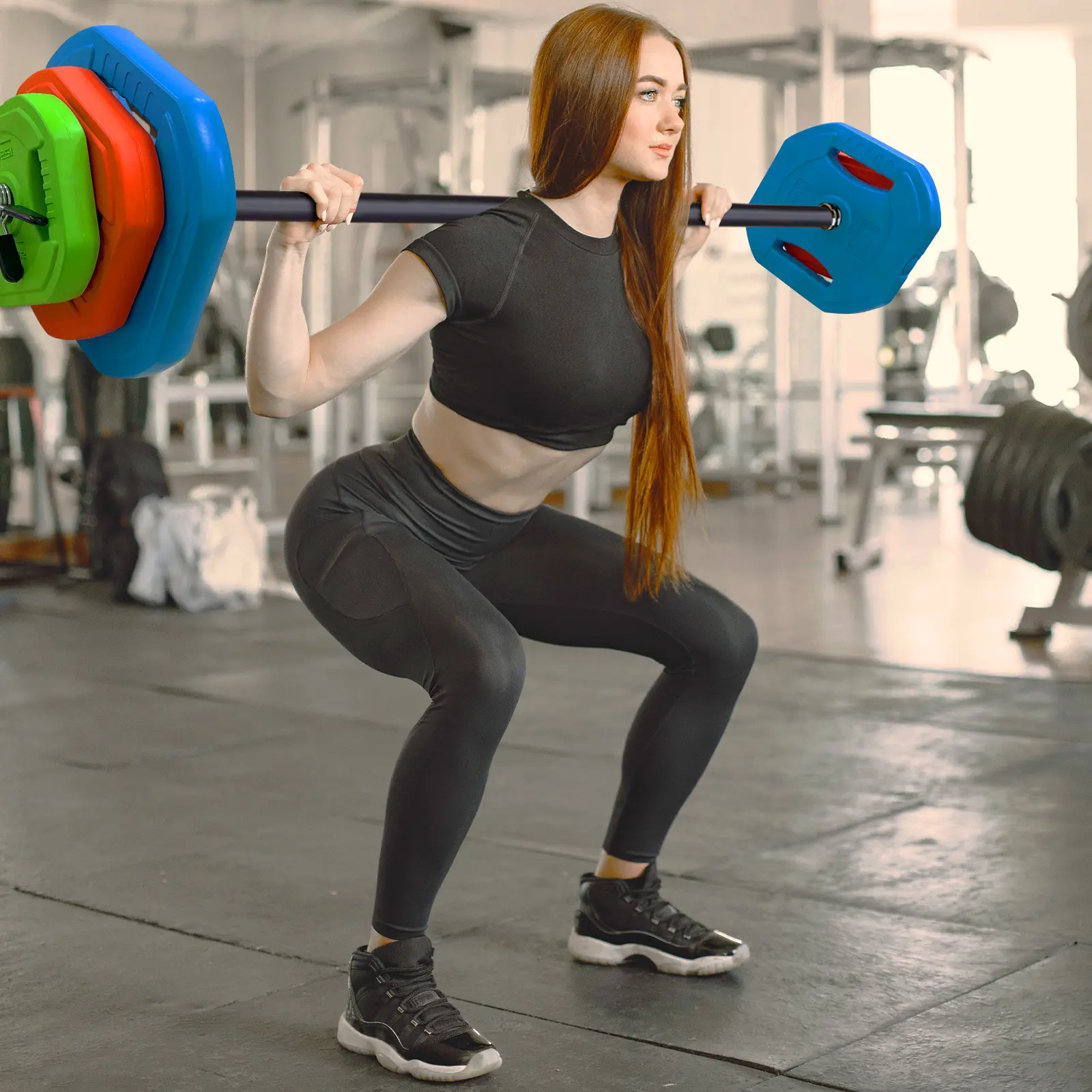 Adjustable Barbell Set for Home Workout,Barbell Weight Set for Lifting,Strength Building