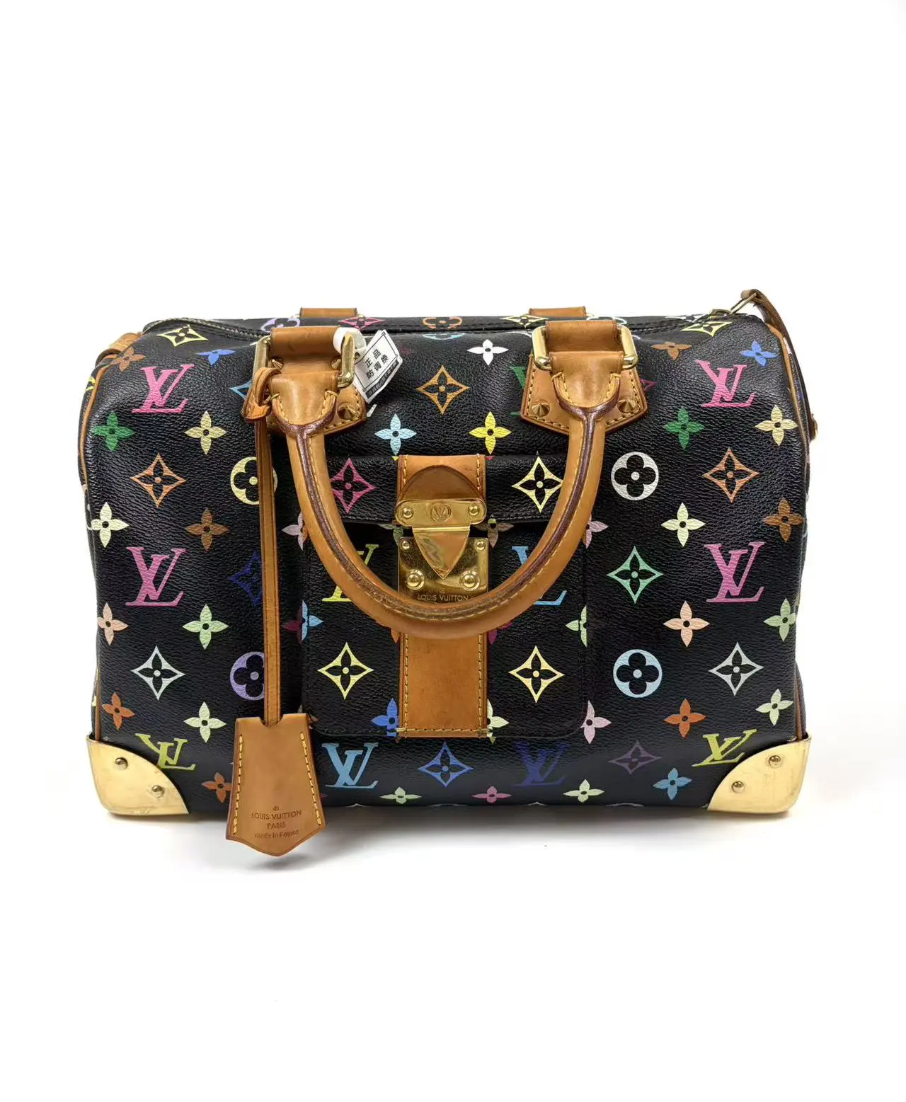 Pre-owned Louis Vuitton canvas Top Handle Bags LV Multicolor Speedy 30 Top Handle Bag Fashionable Bags for Daily Use