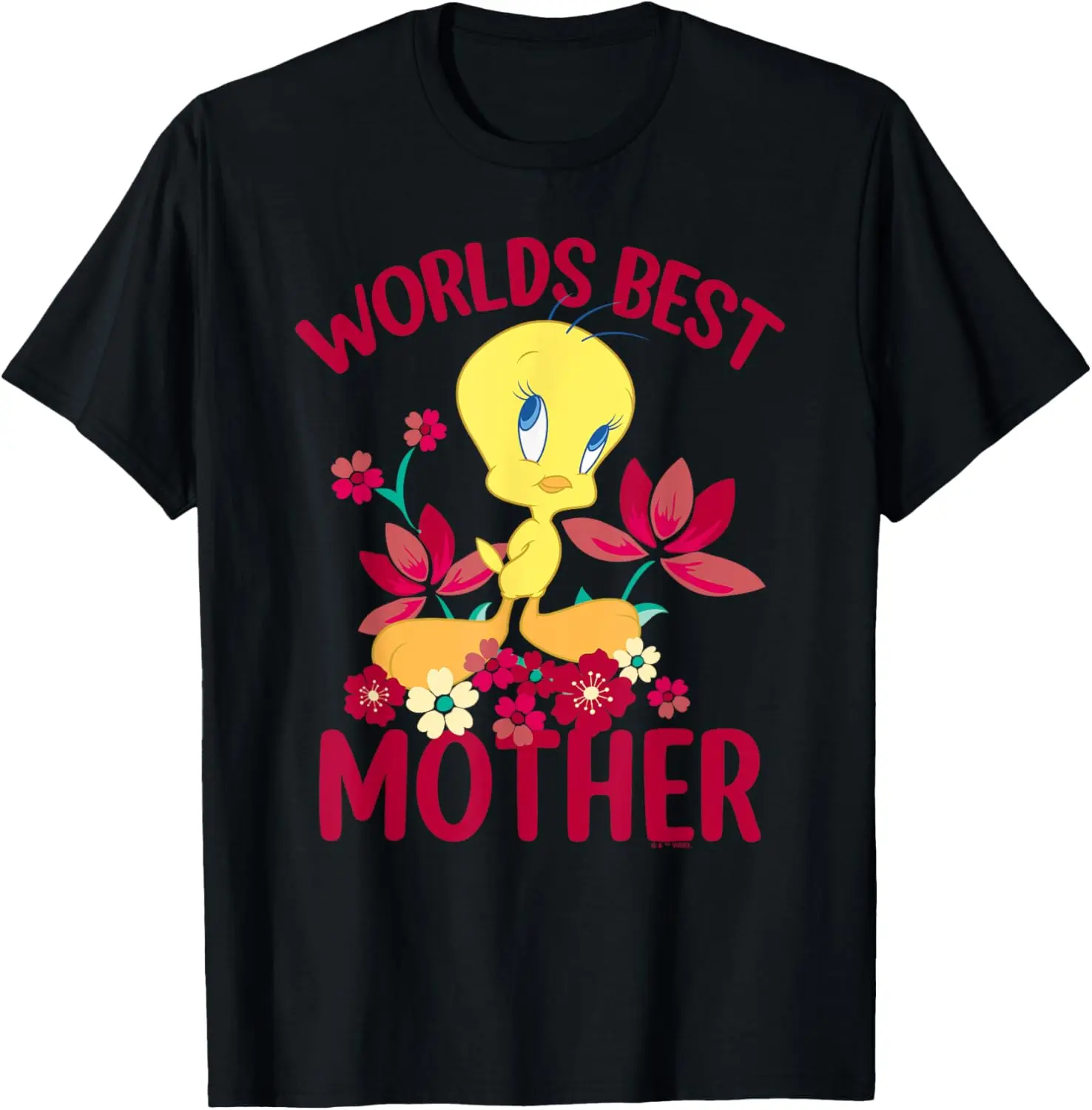 Looney Tunes Mother's Day Tweety Worlds Best Mom T-Shirt