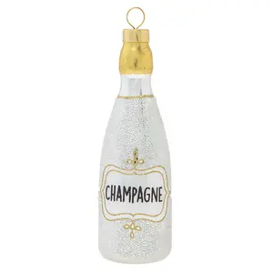 Silver Luxe Champagne Bottle