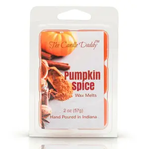 Pumpkin Spice Scented Wax Melt - 1 Pack - 2 Ounces - 6 Cubes