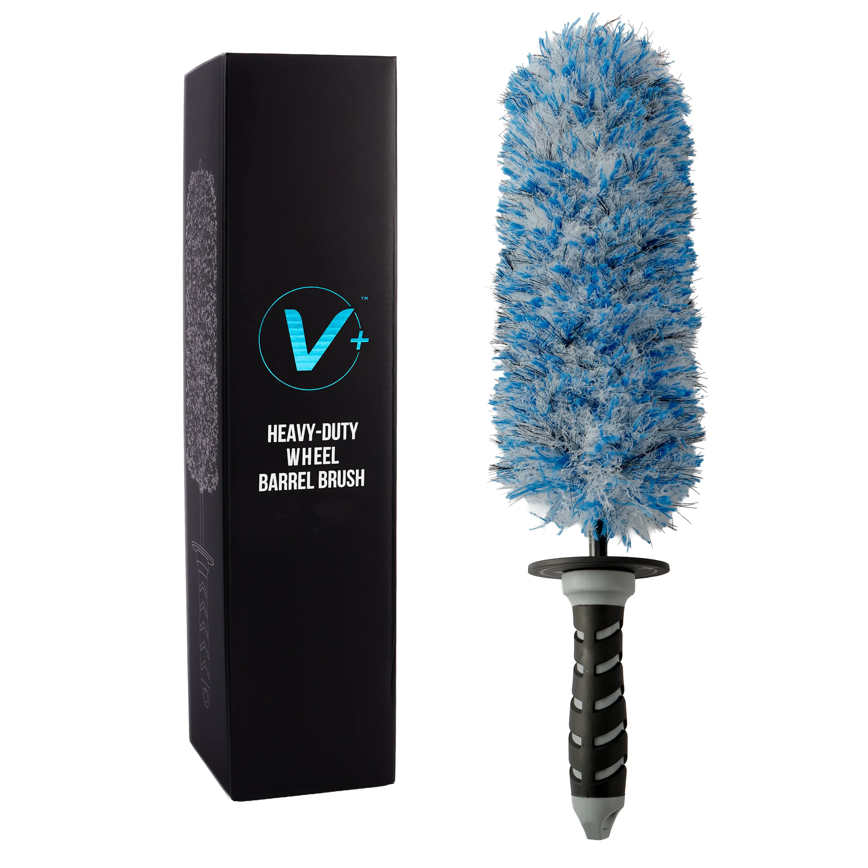 VIKING V+ Heavy-Duty Wheel Barrel Brush for Deep Wheel Cleaning