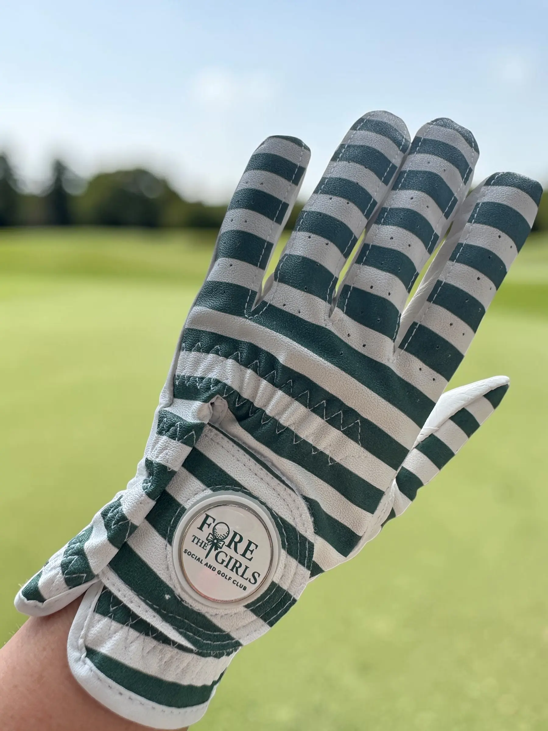Birdie Striped Glove
